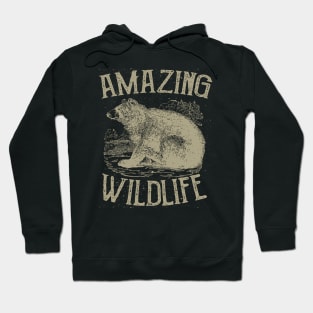 Grizzly Bear Wildlife Hoodie